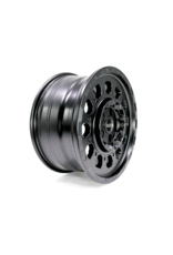 TWIN-MONOTUBE-PROJECT-AT3-HD-MONOBLOC 8.5x18 INCH IN SILK MATT BLACK HEAVY-DUTY ALUMINUM RIM SPECIALLY DESIGNED FOR VW T5, T6, T6.1 (8Jx18H2, ET47, 5x120/CB 65.1mm)