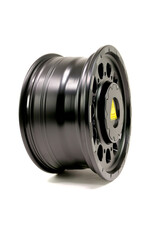 TWIN-MONOTUBE-PROJECT-AT3-HD-MONOBLOC 8.5x18 INCH IN SILK MATT BLACK HEAVY-DUTY ALUMINUM RIM SPECIALLY DESIGNED FOR FIAT DUCATO 3 LIGHT VERSION (250) + PEUGEOT BOXER + CITROEN JUMPER, 8.5Jx18H2, ET 57, 5x118 NBL 71.1 mm