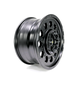 TMP-AT3-HD-MONOBLOC 8.5x18 INCH IN SILK MATT BLACK HEAVY-DUTY ALUMINUM RIM specially designed for Fiat Ducato 3 MAXI version (250) + Peugeot Boxer + Citroen Jumper, 8.5Jx18H2, ET 57, 5x130 CB 78.1 mm