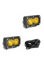 Paire de projecteurs LED auxiliaires S2 Pro noir – Universel, de BAJA DESIGNS