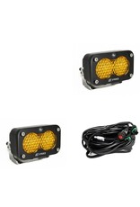 S2 Pro Black LED Auxiliary Light Pod Pair – Universal, by BAJA DESIGNS