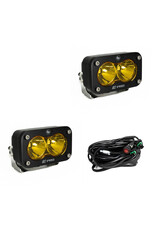 Paire de projecteurs LED auxiliaires S2 Pro noir – Universel, de BAJA DESIGNS