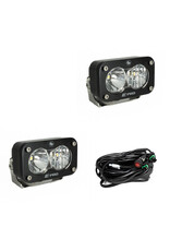 S2 Pro Schwarze LED-Zusatzscheinwerfer (Paar) – Universell, von BAJA DESIGNS