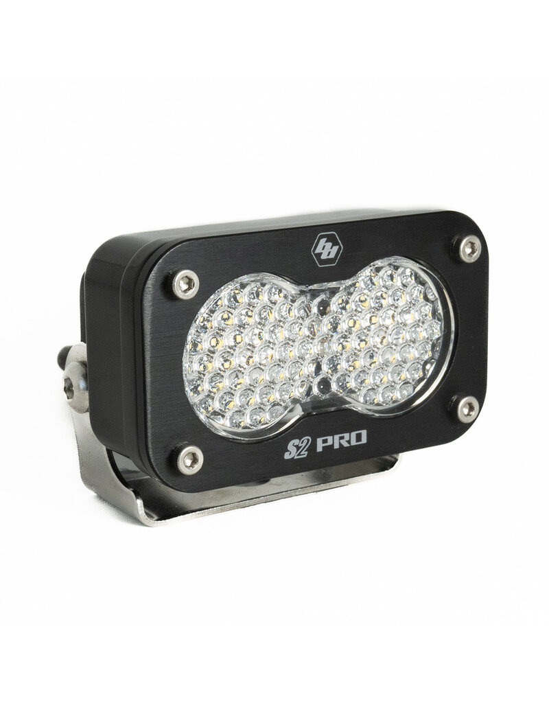 S2 Pro Schwarzer LED-Zusatzscheinwerfer – Universell (Einzeln) von BAJA DESIGNS
