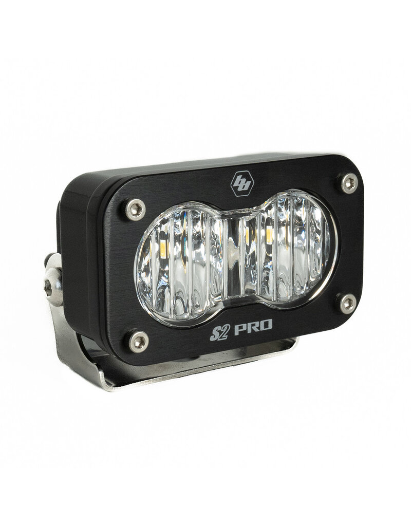 S2 Pro Schwarzer LED-Zusatzscheinwerfer – Universell (Einzeln) von BAJA DESIGNS
