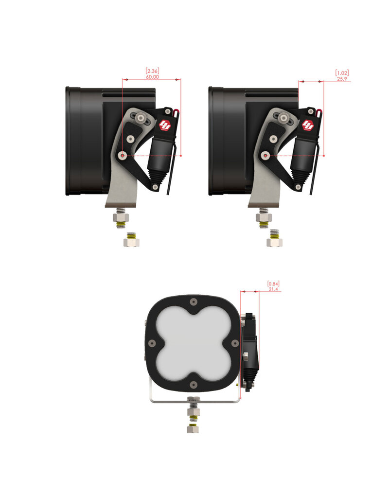 Reflex Light Actuator Kit – XL Standard Housing – Universal by Baja Designs