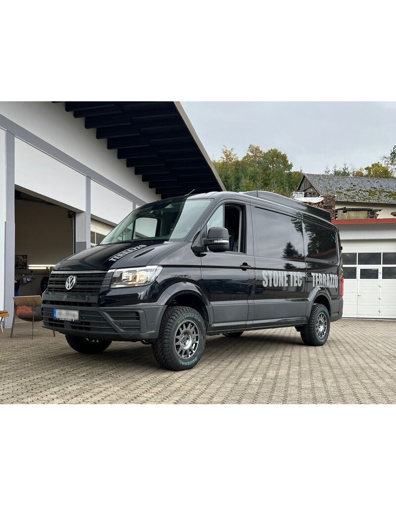 essieu AVANT: Expedition kit suspension & rehausse 20 - 50mm pour Volkswagen Crafter, Man TGE 2017+ de 4x4Proyect