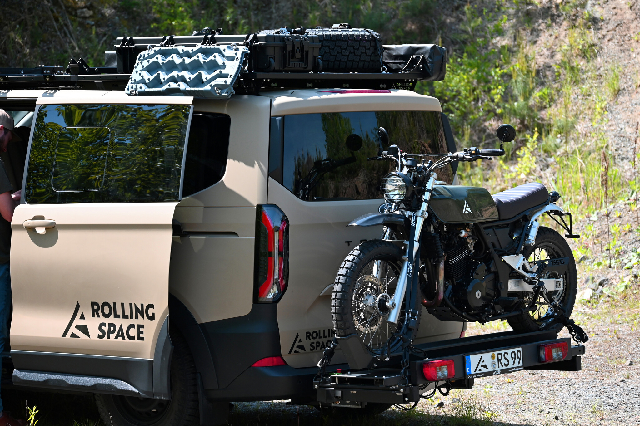 Porte-bagages arrière pivotant de Rolling Space