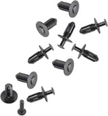 12 chevilles de fixation pour véhicules avec protections/extensions d'ailes d'usine