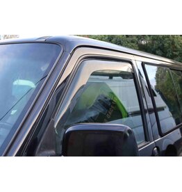 Déflecteurs de pluie/vent (paire) pour VW-T4, gris fumé