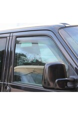 Déflecteurs de pluie/vent (paire) pour VW-T4, gris fumé