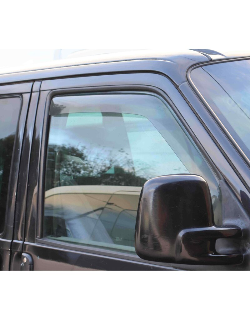 Déflecteurs de pluie/vent (paire) pour VW-T4, gris fumé