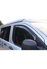 Regen/Windabweiser (Paar) für Ford Transit Custum, Tourneo V710 (ab 2024) und VW T7 (2025+),  rauchgrau
