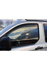 Déflecteurs de pluie/vent (paire) pour Ford Transit Custom V710 (2024+) et VW T7 (2025+), gris fumé