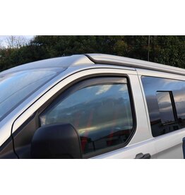 Regen/Windabweiser (Paar) für Ford Transit Custum, Tourneo V710 (ab 2024) und VW T7 (2025+),  rauchgrau