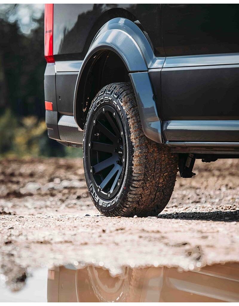 Big tire fender flares – XL wheel arch extensions (+35 mm) for VW Crafter / MAN TGE from 2018 onwards / paintable