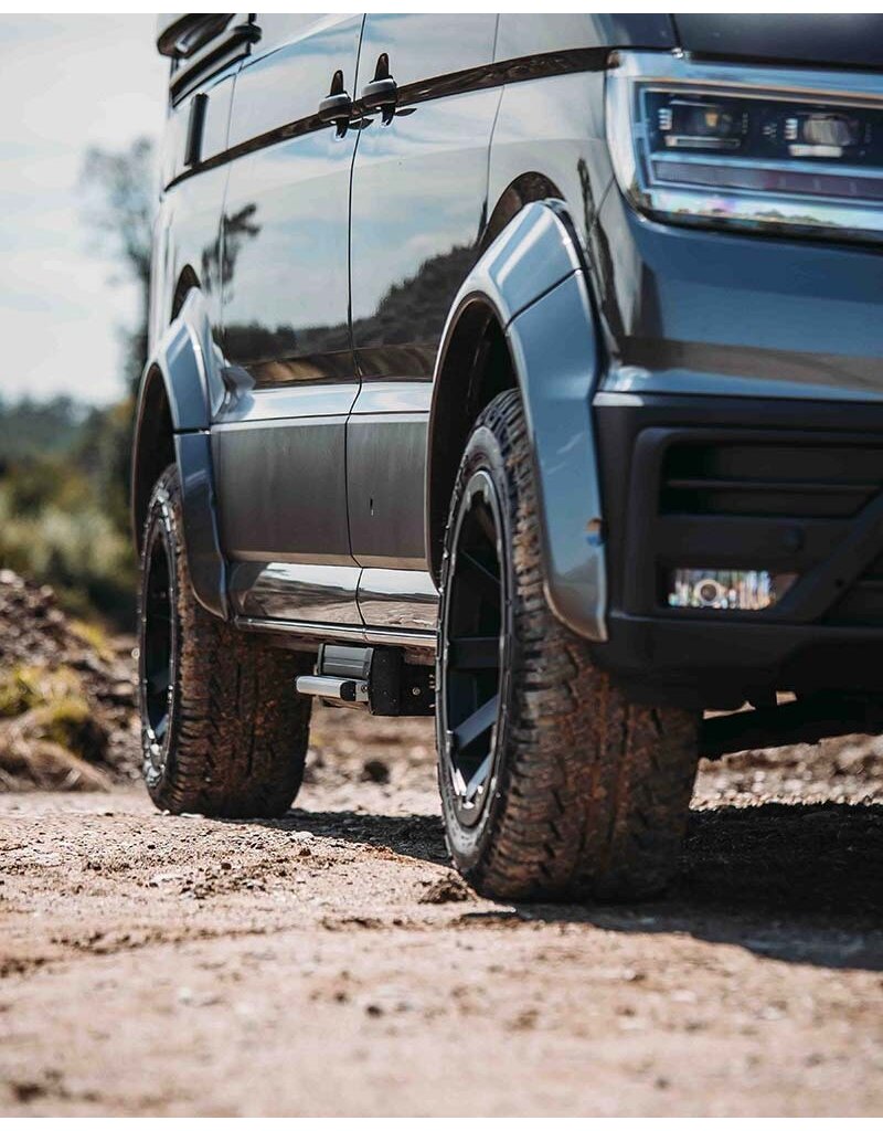 Big tire Fender Flares – XL Radkastenverbreiterung (+35mm) für VW Crafter /MAN TGE ab 2018 / lackierbar