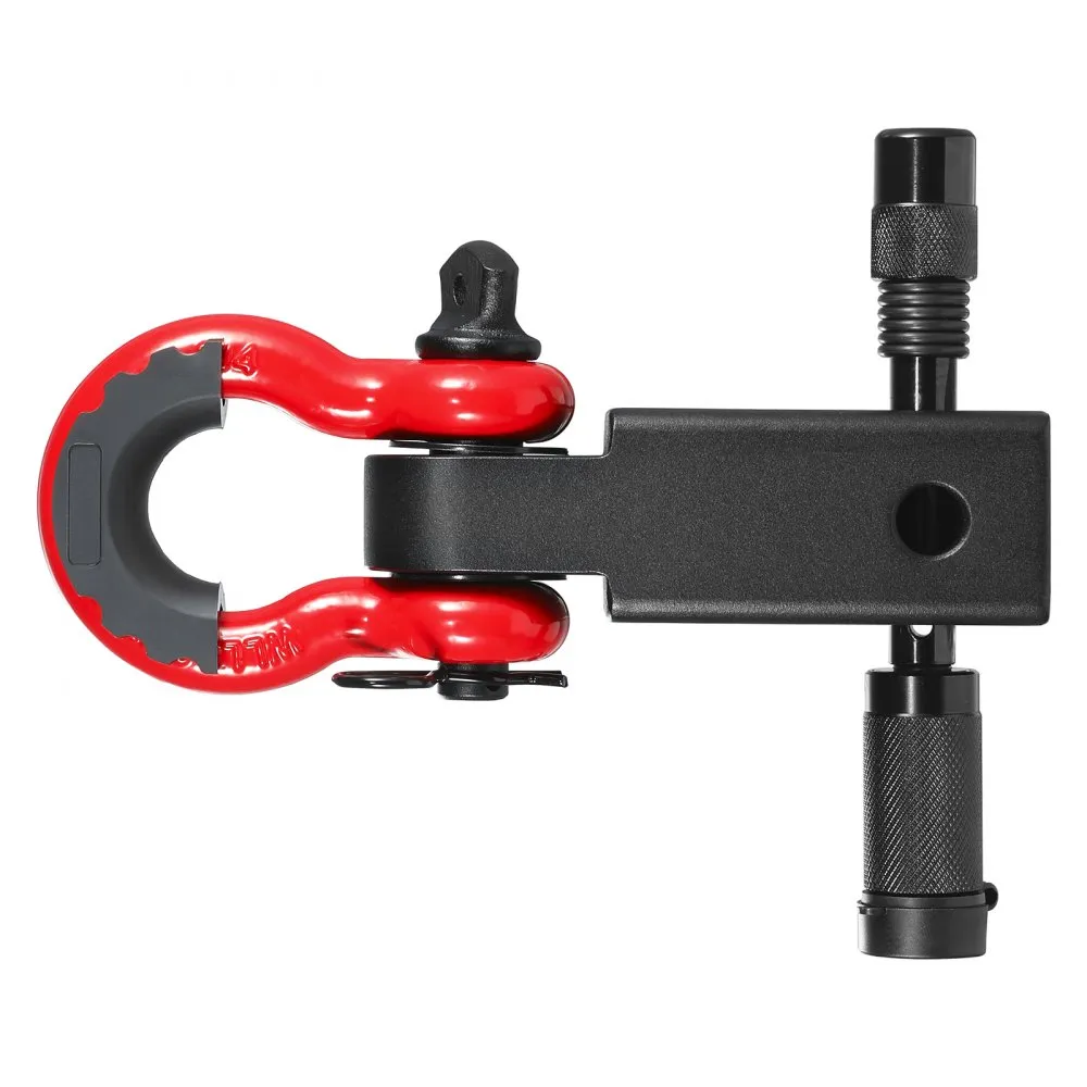 Attelage avec anneau de levage / manille oméga pour fixation carrée US 2 pouces, goupille de sécurité incluse