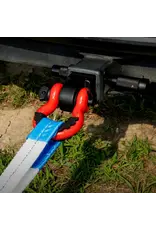 Attelage avec anneau de levage / manille oméga pour fixation carrée US 2 pouces, goupille de sécurité incluse