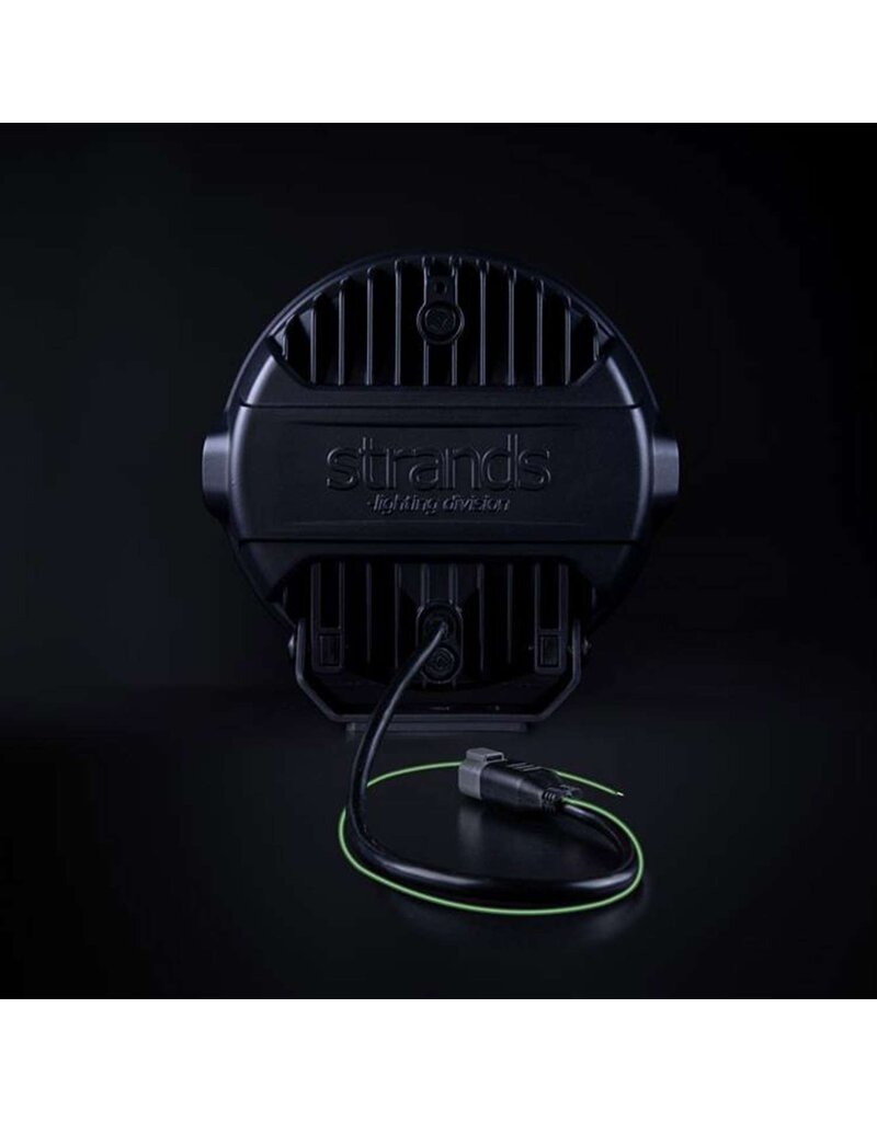 FOR9T DRAGON DRIVE LED FERNLICHT 9″ mit weißem /bernsteinfarbenem Positionslicht und Logolicht von STRANDS LIGHTING