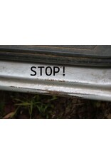 Entry sill protection with stainless steel inserts for Ford Transit Custom & Tourneo V710 (NRN/NXN) and VW new Transporter T7 (2025+), pair (left and right), black