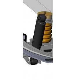 Paar verstärkte und verlängerte Gasdruck - Hinterachsdämpfer für MB Sprinter 906 2WD Heckantrieb