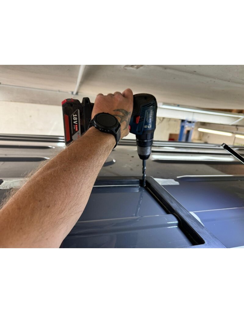 Adapter frame for roof hoods