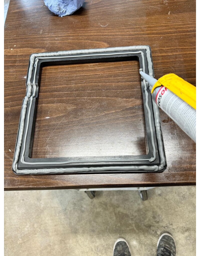 Adapter frame for roof hoods
