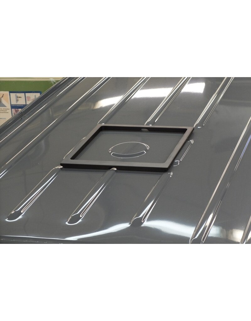 Adapter frame for roof hoods