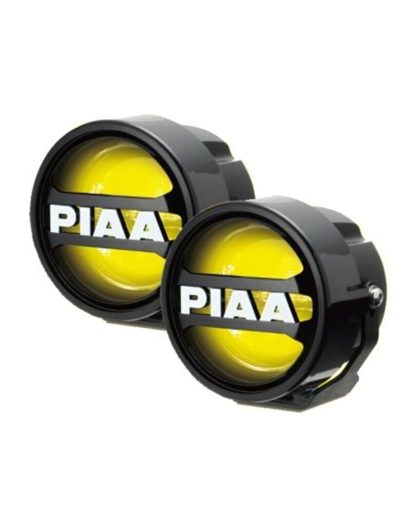 PIAA LPW530  Kit de phares antibrouillard à LED jaunes de 4 po – Faisceau large – Ensemble de 2