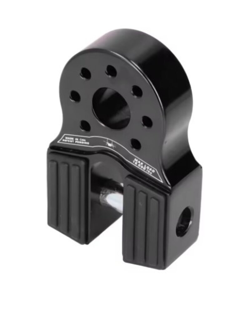 7,3 T rope stop in anodized aluminum for shackle attachment