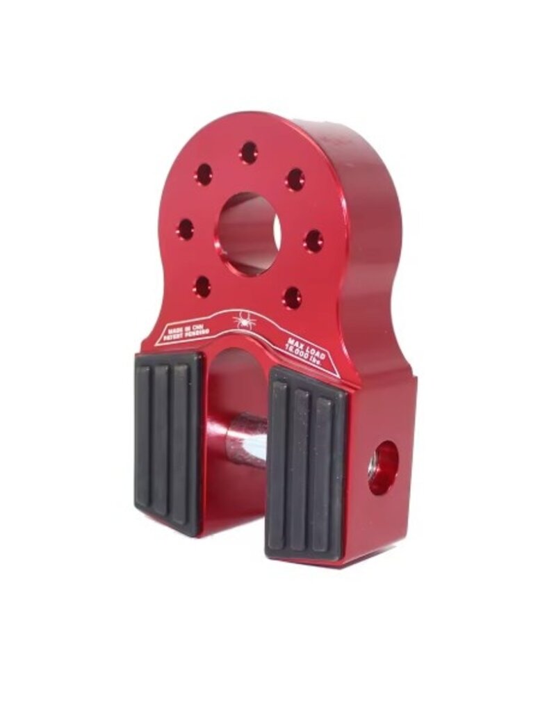 7,3 T rope stop in anodized aluminum for shackle attachment