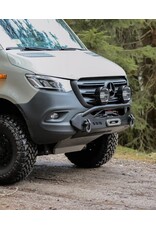 Motorschutzplatte zur Kombination mit der Sequoia-Windenstoßstange aus 6 mm Aluminium, für MB Sprinter 907 AWD 2022-aktuell