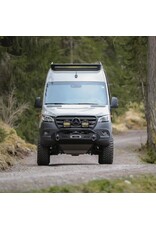 Plaque de protection moteur à monter avec le pare choc/ platine treuil Sequoia, en aluminium de 6 mm d'épaisseur, pour MB Sprinter 907 AWD 2022-actuel