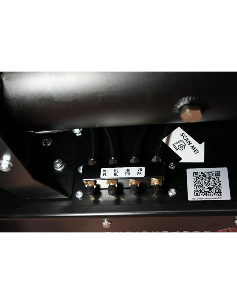 STREETEC autoleveling Box (inklusive Lufterzeuger kit) für VW T7 & Ford Transit Custom /Tourneo V710 (NRN/NRX)