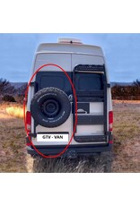 Porte-roue de secours réglable en hauteur pour VW Crafter 2017+/MAN TGE avec charnières à 180º