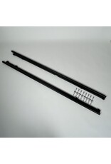 Schwellerschutzrohre (Rockslider), für Ford Transit / Tourneo Custom V710 & VW T7 -  L2 (langerRadstand) - schwarz, pulverbeschichtet von Terranger