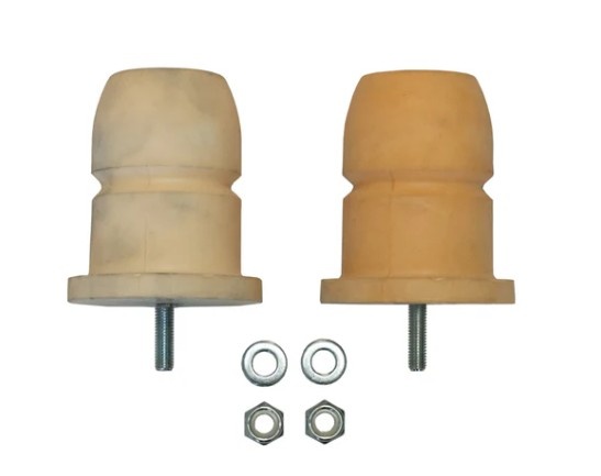 BUMP BUDDIES FRONT JOUNCE STOPS /BUTÈE DE SUSPENSION AVANT (PAIRE) pour Sprinter 906 & 907 2WD 3,5-5 T (roue arrière simple et roue arrière double) par VAN COMPASS