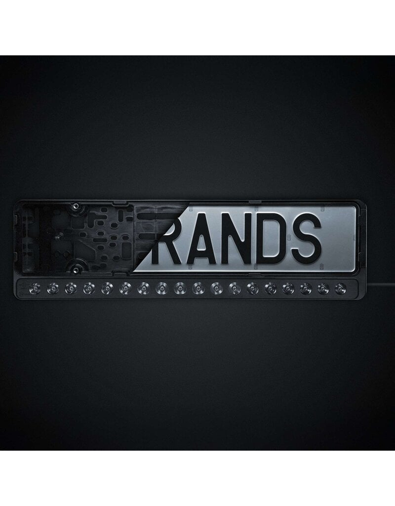 BARRE LED NUUK E-LINE BLACK 20" - BARRE LED POUR PLAQUE D'IMMATRICULATION par STRANDS