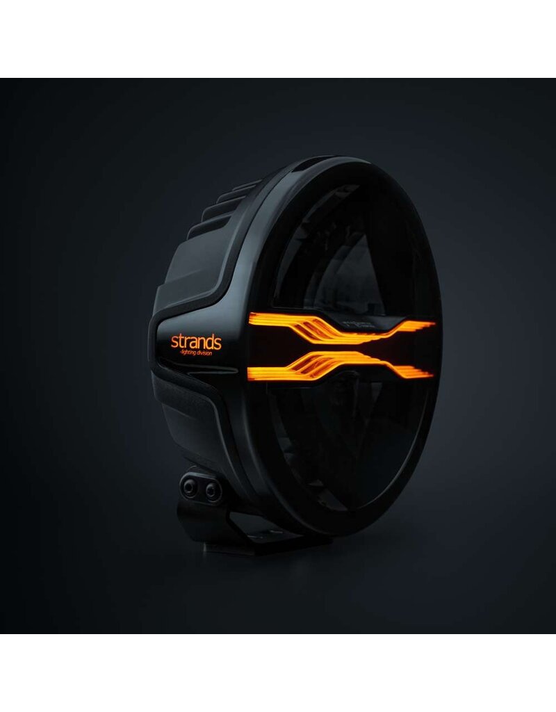 FOR9T DRAGON DRIVE DRIVING LIGHT 7″ with white/Amber position light and Xperience power mode, by STRANDS LIGHTING