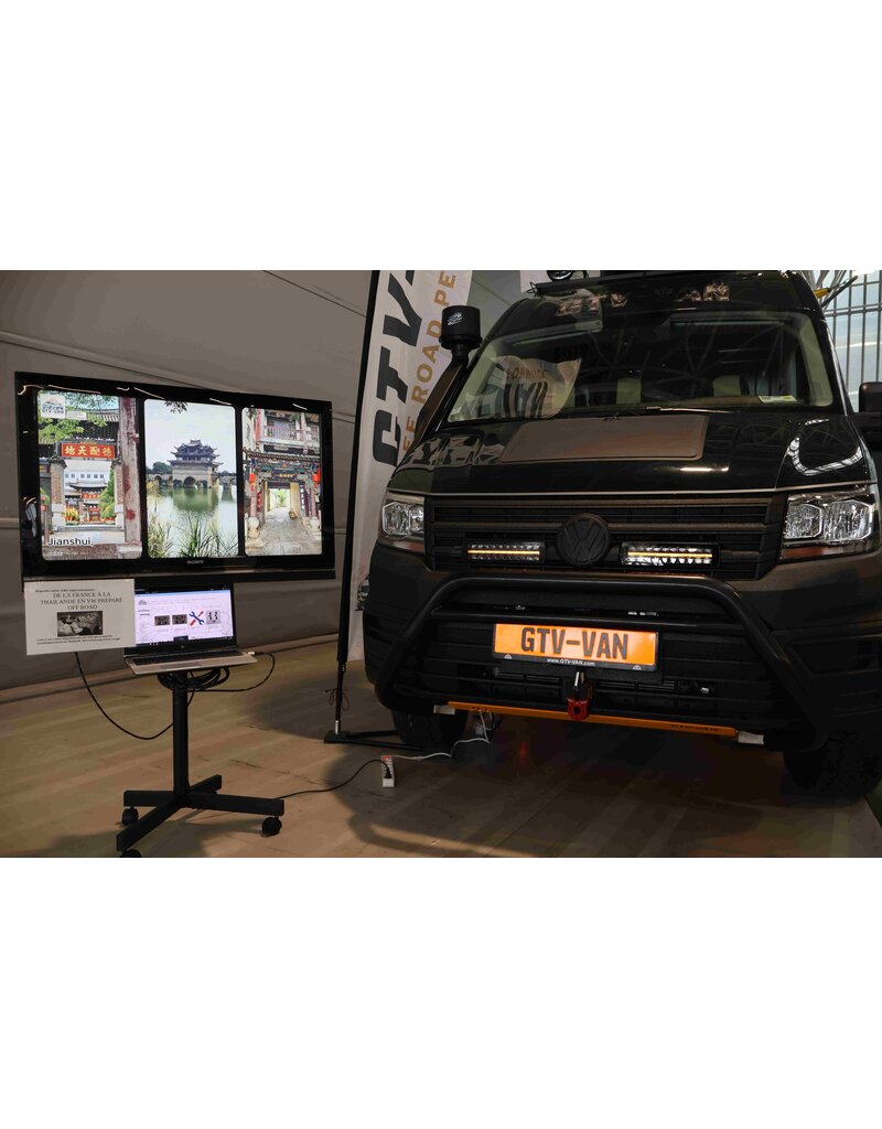 SIBERIA XPA 12" Feux de route à LED avec feux de position - Kit de montage sur calandre pour VW Crafter 2017 + de Strands