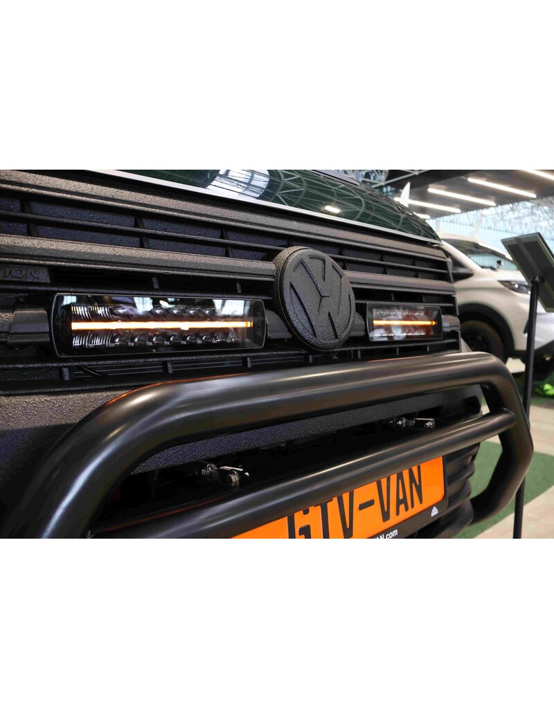 SIBERIA XPA 12" LED High Beam with Parking Light - Grill Mounting Kit for VW Crafter 2017 + by Strands