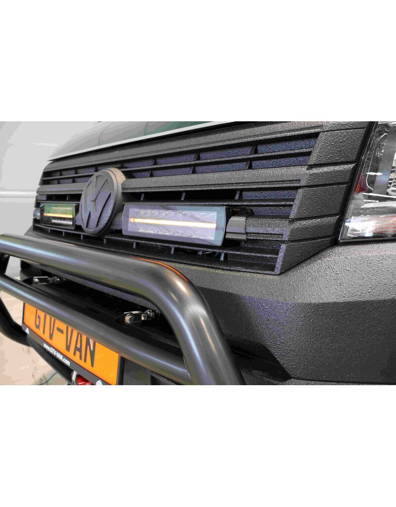 SIBERIA XPA 12" LED High Beam with Parking Light - Grill Mounting Kit for VW Crafter 2017 + by Strands