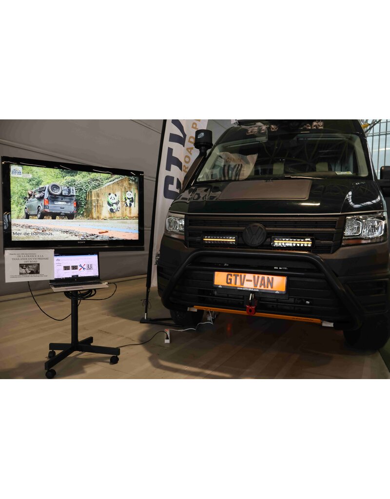 SIBERIA XPA 12" Feux de route à LED avec feux de position - Kit de montage sur calandre pour VW Crafter 2017 + de Strands