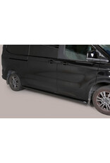 Schwellerrohre d=63 mm für Ford Transit / Tourneo Custom V710 ab Baujahr 11.23 und VW Transporter T7 2025+ mit kurzem und langem Radstand, poliert oder schwarz pulverbeschichtet