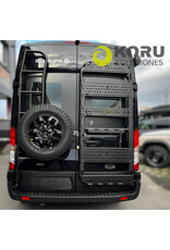 Universal-Heckträger für FORD TRANSIT mit 180° Scharnieren, Tür hinten rechts