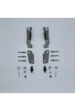 VW T5 reinforced mounting kit for the reinforced gas springs from TERRANGER, suitable for the backdor of VW T5
