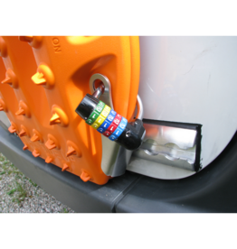 Support universel en acier inoxydable pour plaques de desensablage Maxtrax, à fixer sur des rails « Airline » ou d'autres supports