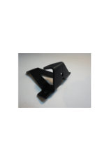 Pied de barres de toit H55 asymétrique en acier inoxydable noir
