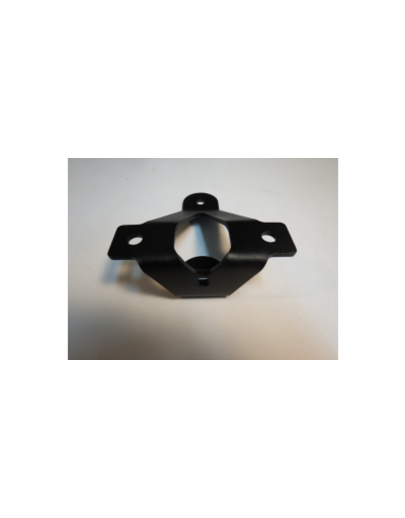 Roof rack foot H55, asymmetrical, black stainless steel
